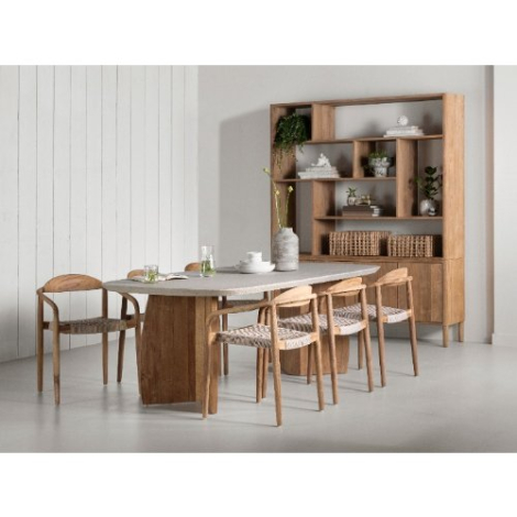 Boekenkast Apollo teakhout 170 cm