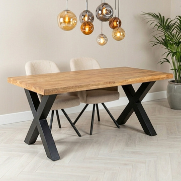 Eettafel mangohout 160 cm