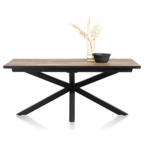 Uitschuifbare eettafel Sardinië 180 cm Driftwood met centrale poot