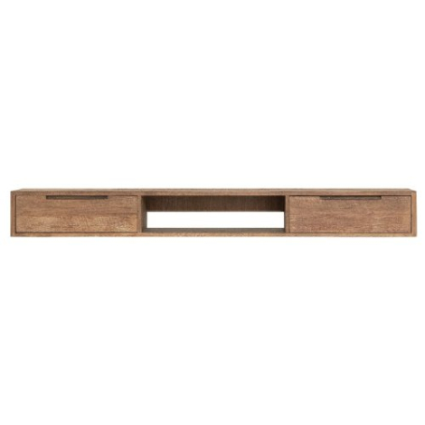 Hangend tv-meubel No.1 large Bliss teakhout 200 cm