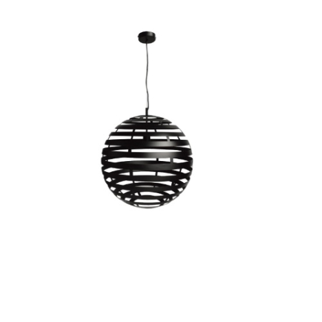 hanglamp zwart 50 cm metaal