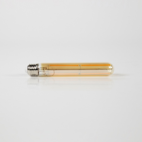LED filament buislamp 18,5 cm E27 amber dimbaar - vooraanzicht