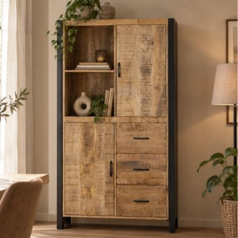 Kast mangohout 100 cm 