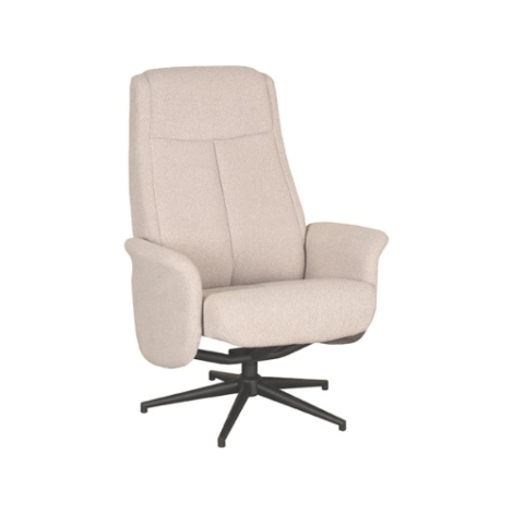 Relaxfauteuil Bibi naturel bouclé zonder hocker