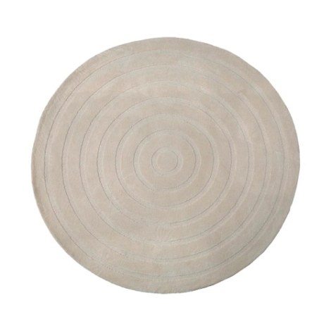 Rond vloerkleed Annemijn 200 cm taupe