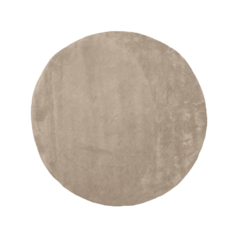 Rond vloerkleed Valentijn 200 cm beige