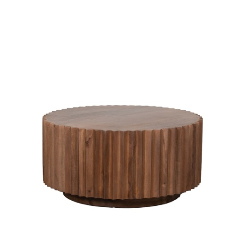 Ronde salontafel Noa mangohout 70 cm naturel Ronde salontafel Noa mangohout 70 cm naturel