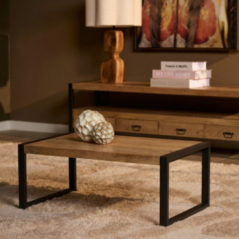 Salontafel Britt naturel mangohout thumbnail