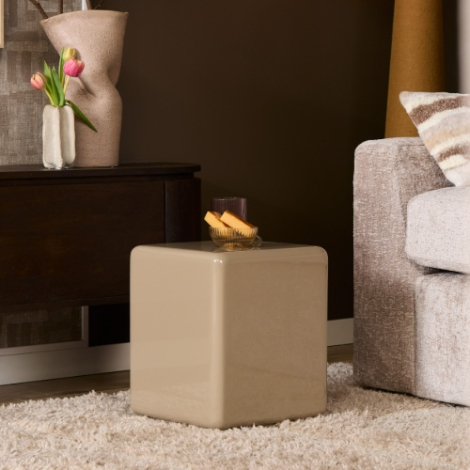 Salontafel Elias vierkant beige thumbnail