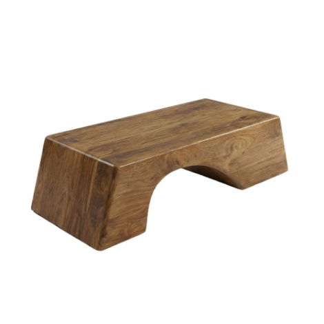 Rechthoekige salontafel Eric mangohout 110 cm naturel