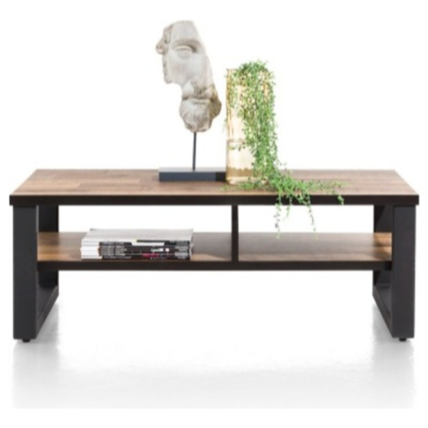 Salontafel Sardinië 105 cm Driftwood met 2 opbergvakken
