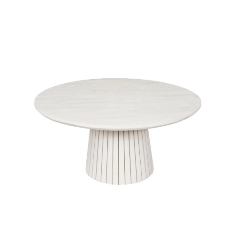 Salontafel Solana rond zand mangohout thumbnail