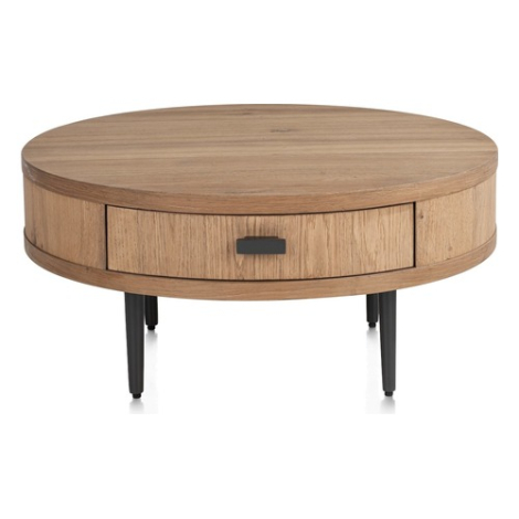 Salontafel Zade rond 75 cm met lade