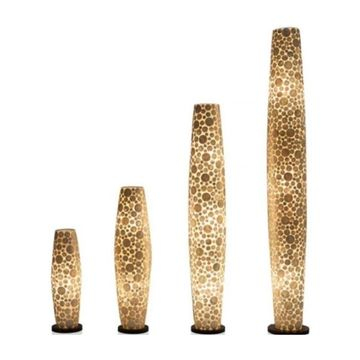 Schelpen lamp wit set van vier. 