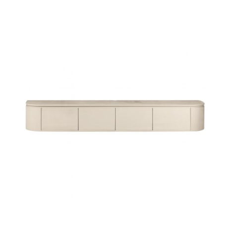 Zand mangohouten tv-meubel Excellent 200 cm vooraanzicht
