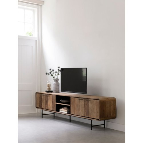 Tv meubel Evo teak 225 cm.