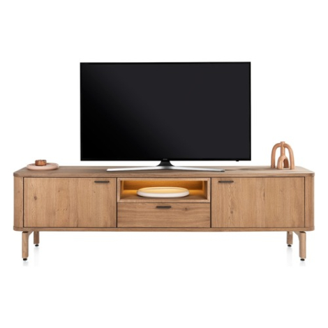 Tv meubel Zade 210 cm eikenfineer met LED