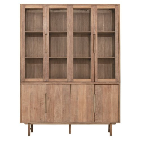 Vitrinekast large Bliss teakhout 160 cm