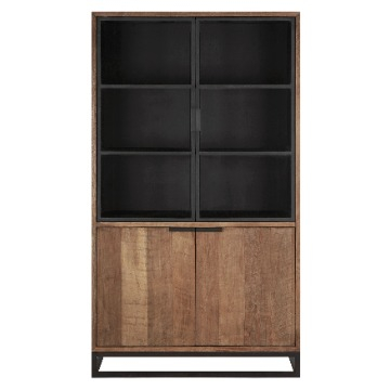 Vitrinekast No.2 small Cosmo teakhout 120 cm