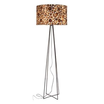 Vloerlamp met schelpen kap