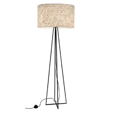 Vloerlamp schelpen parelmoer wit
