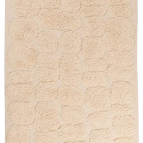 Wollen vloerkleed off white