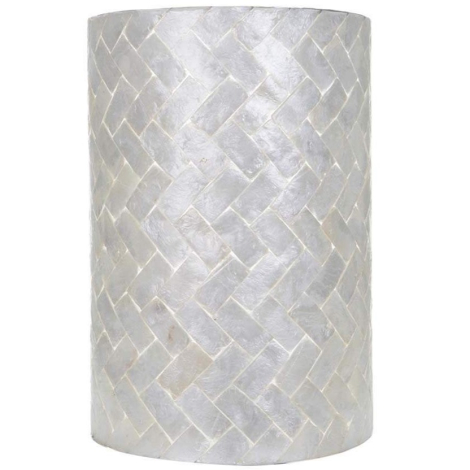 Wandlamp zigzag schelpen