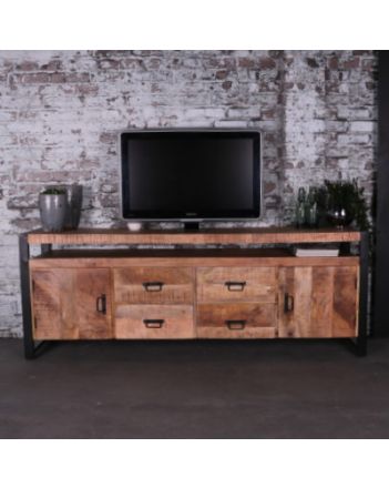 Tv meubel mangohout 190 cm