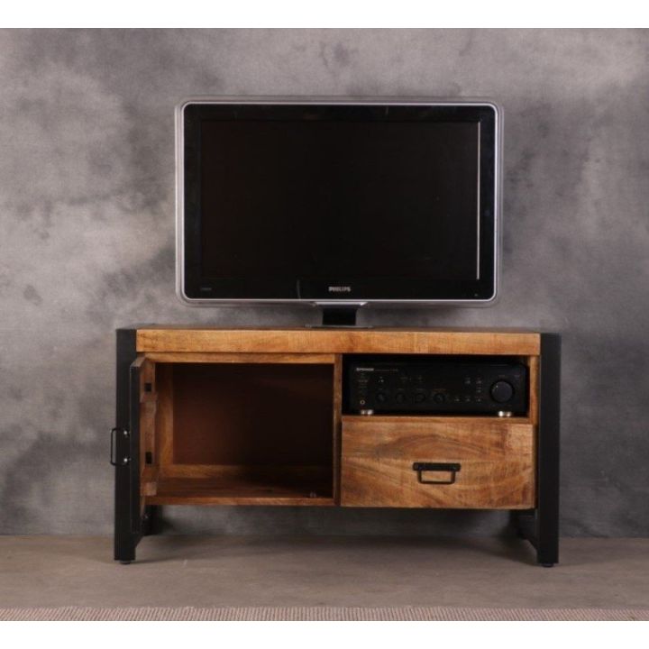 aanraken Bounty uitspraak Klein tv meubel mangohout | 106 cm 