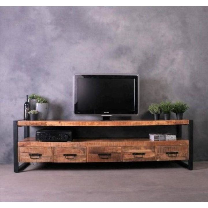 tv mangohout staal | 210 cm | € 469,=