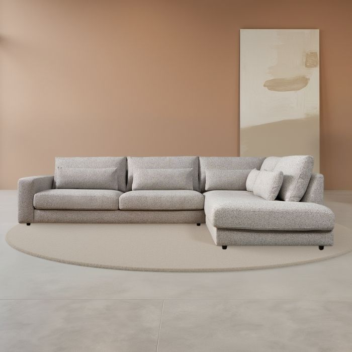 Sfeerafbeelding bankstel Como in het grijs. 