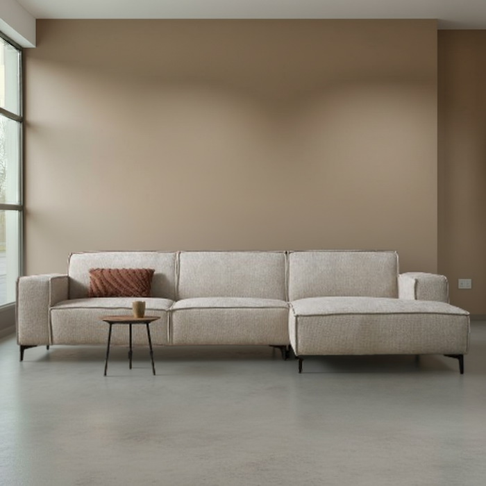 Sfeerafbeelding bankstel River in beige.