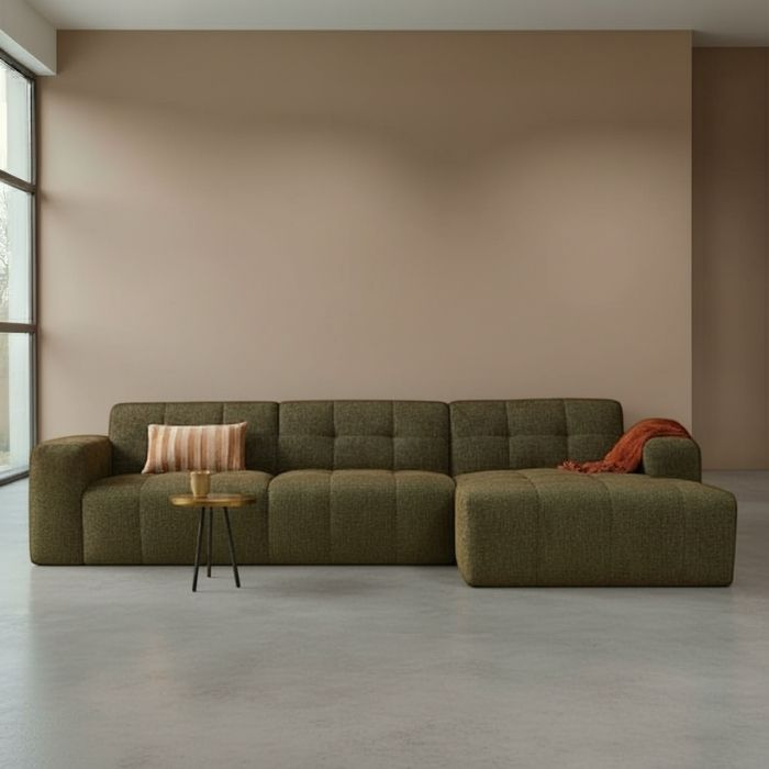 Bankstel Wave met chaise longue rechts.