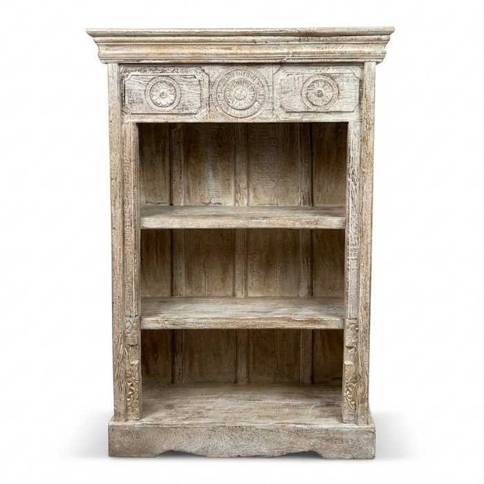 India boekenkastje wit