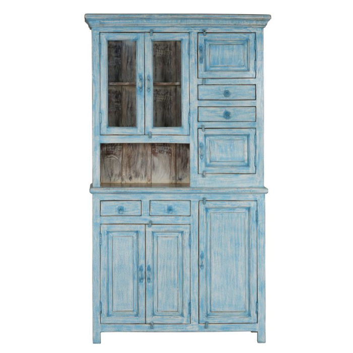 Blauwe buffetkast uit India