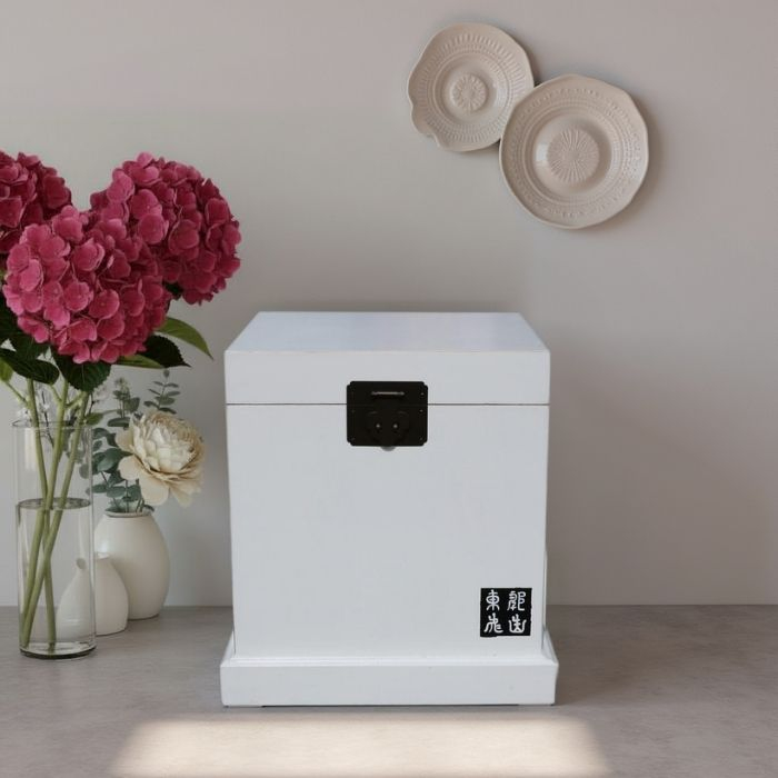 Wit kistje uit China. 