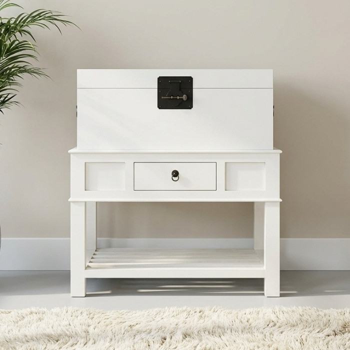 Witte kist Chinees op standaard