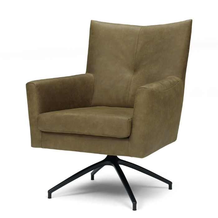 Fauteuil met 360°-draaifunctie.