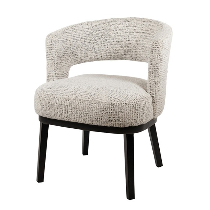 Witte eetkamerstoel.