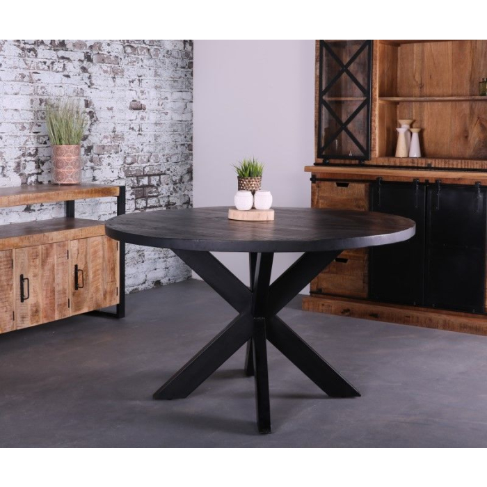 goedkope-ronde-eettafel-150cm-mangohout