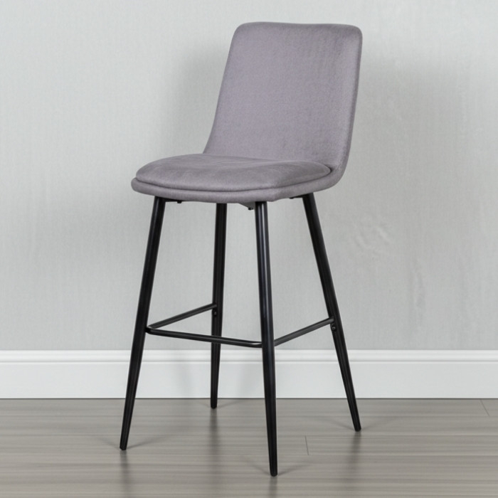 Barstoel grijs.