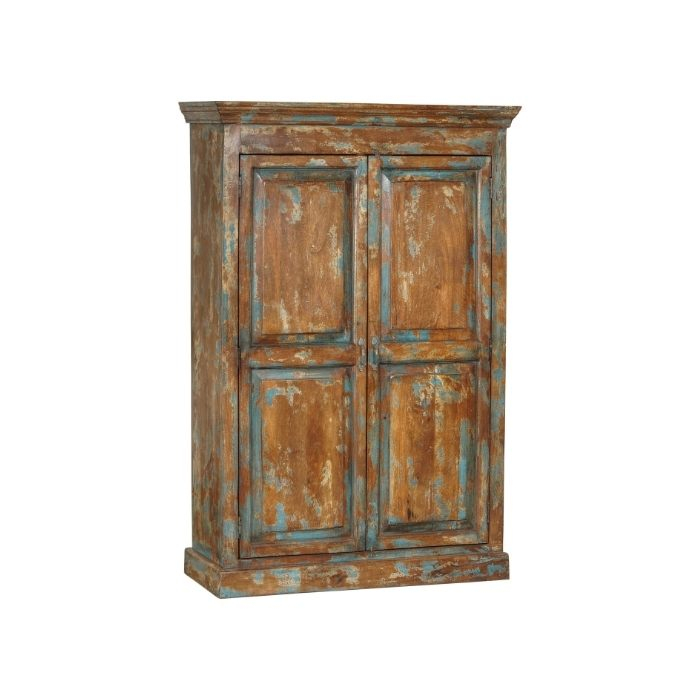 Oude deuren kast uit India groot.