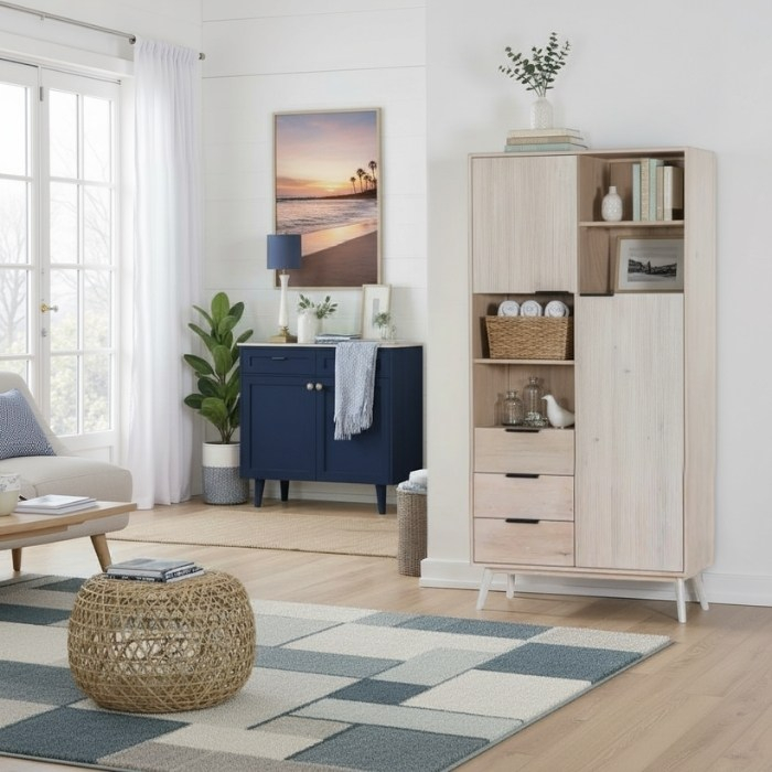 Eikenhouten kast 200cm hoog. Sfeerfoto 