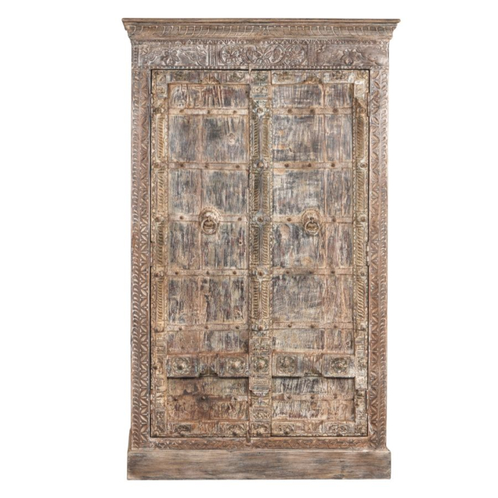 Kast Ibiza Style met houtsnijwerk