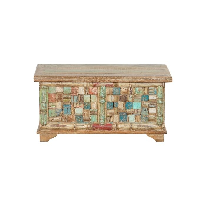 Kistje uit India 79 cm breed. 