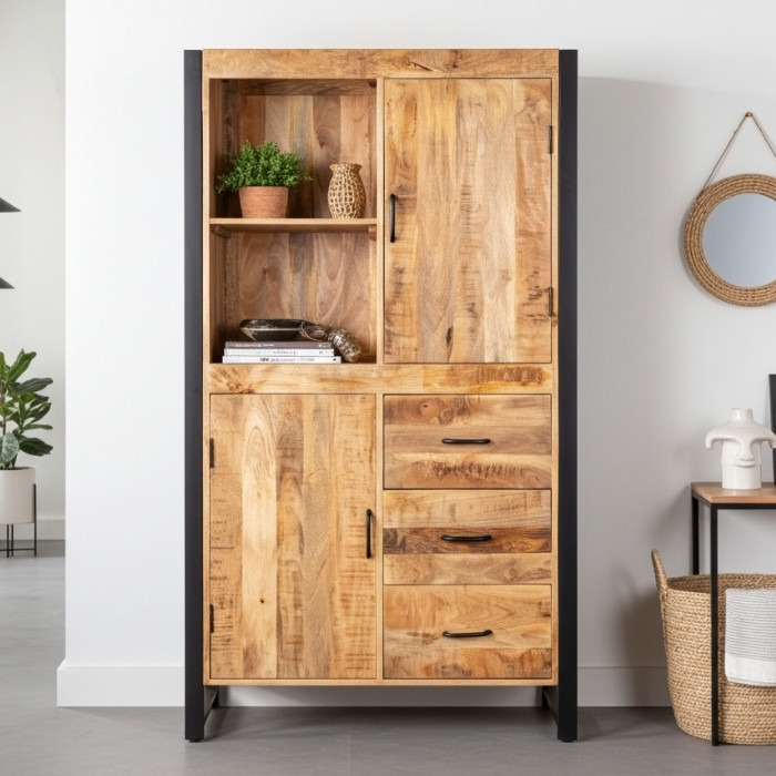 Opbergkast mangohout.