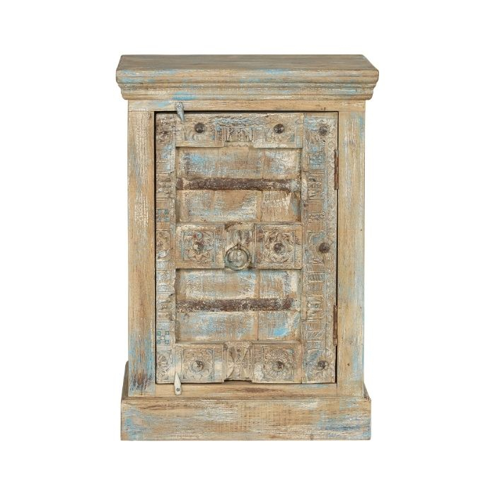 Nachtkastje met deur. 