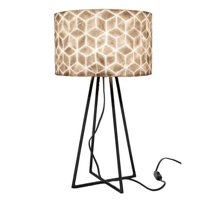 parelmoer schelpenlamp