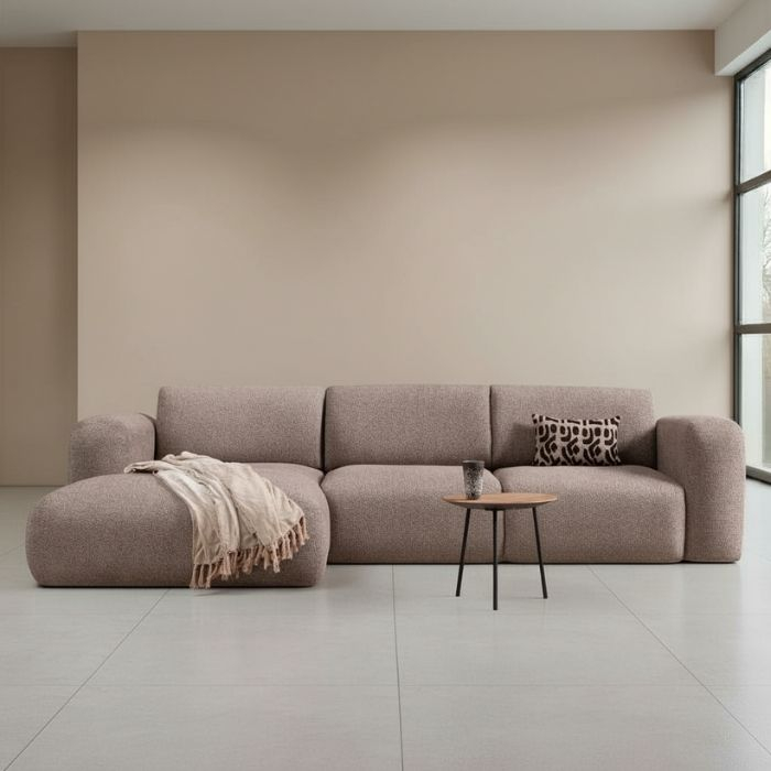 Bankstel Soul met chaise longue links. 