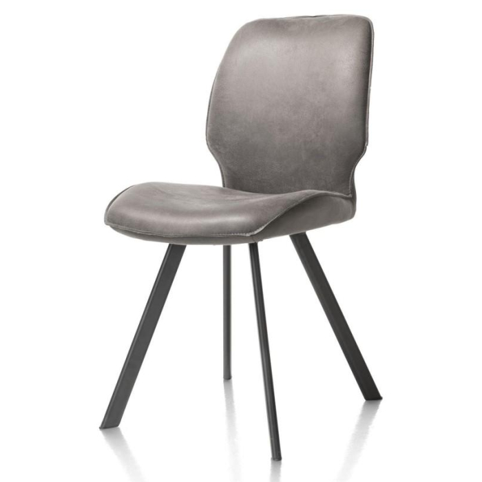 Eetkamerstoel Semmi antraciet microleder